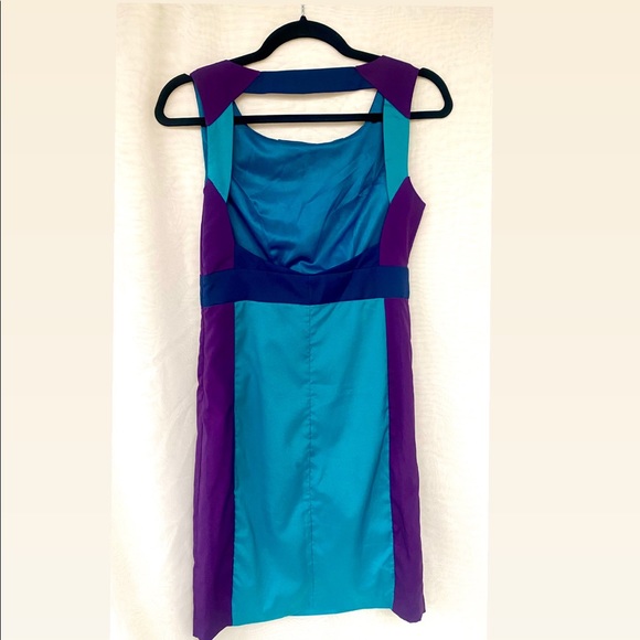 MINUET PURPLE+BLUE DRESS - Picture 2 of 5